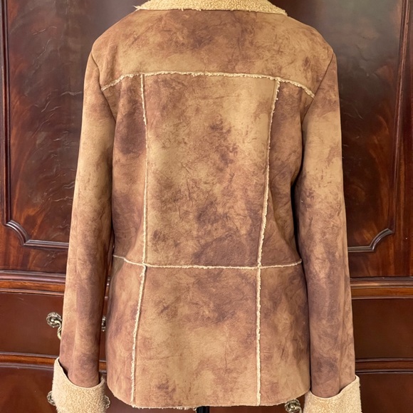 Karen Kane tan faux suede Jacket M - Picture 2 of 7